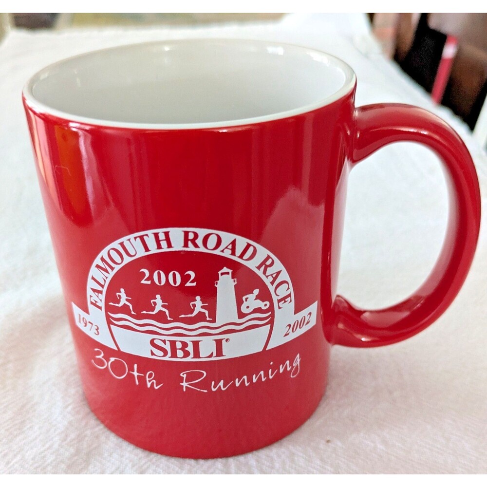 2002 Falmouth Road Race 30th Running Coffee Mug